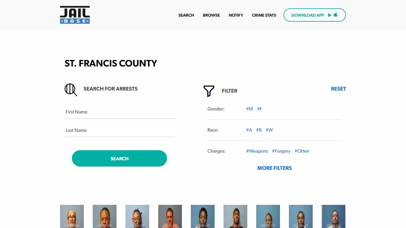 St. Francis County Jail Inmate Search and Mugshots | JailBase